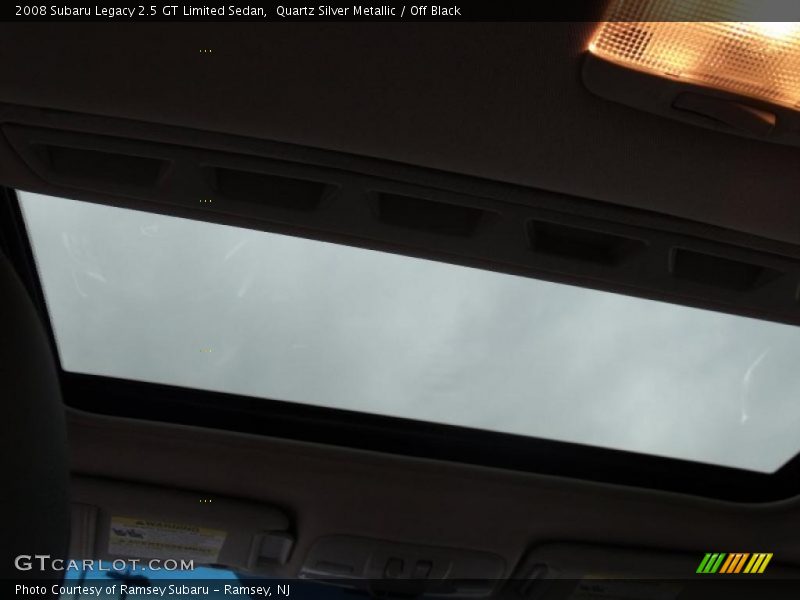 Quartz Silver Metallic / Off Black 2008 Subaru Legacy 2.5 GT Limited Sedan