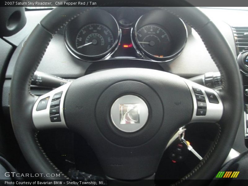 Chili Pepper Red / Tan 2007 Saturn Sky Roadster