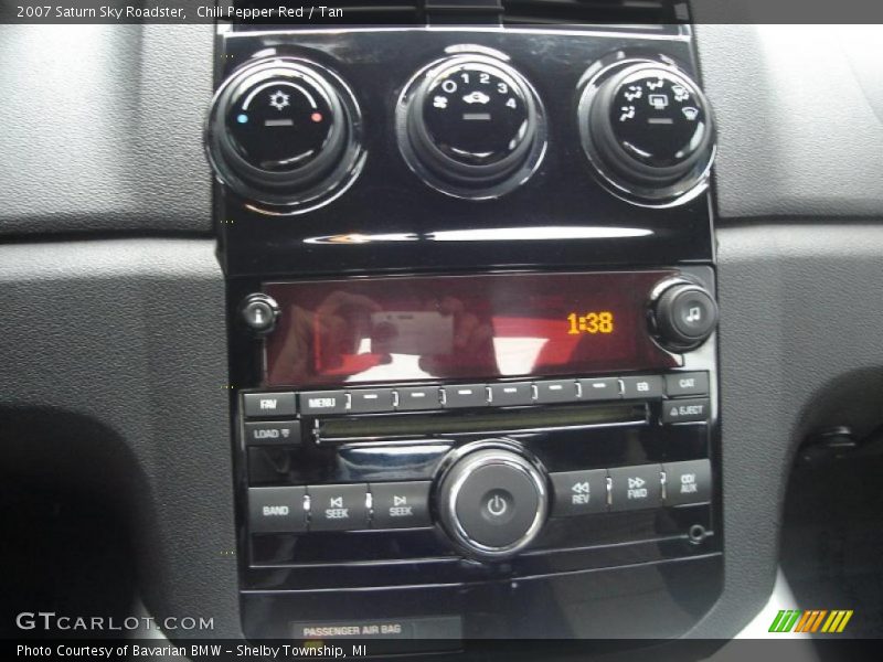 Controls of 2007 Sky Roadster