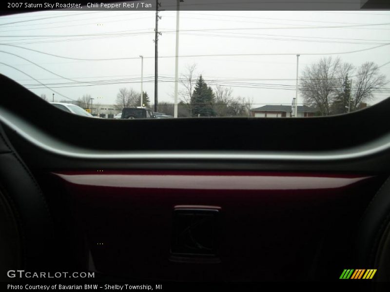 Chili Pepper Red / Tan 2007 Saturn Sky Roadster