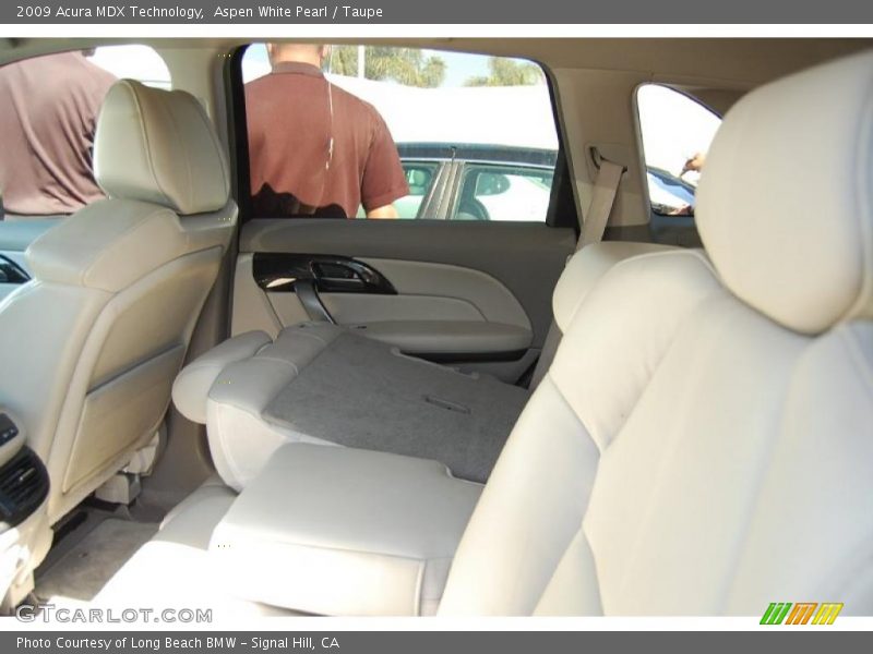 Aspen White Pearl / Taupe 2009 Acura MDX Technology
