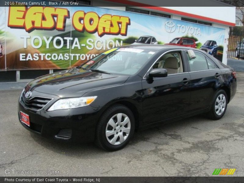 Black / Ash Gray 2010 Toyota Camry LE