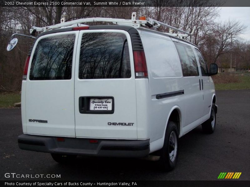 Summit White / Dark Pewter 2002 Chevrolet Express 2500 Commercial Van