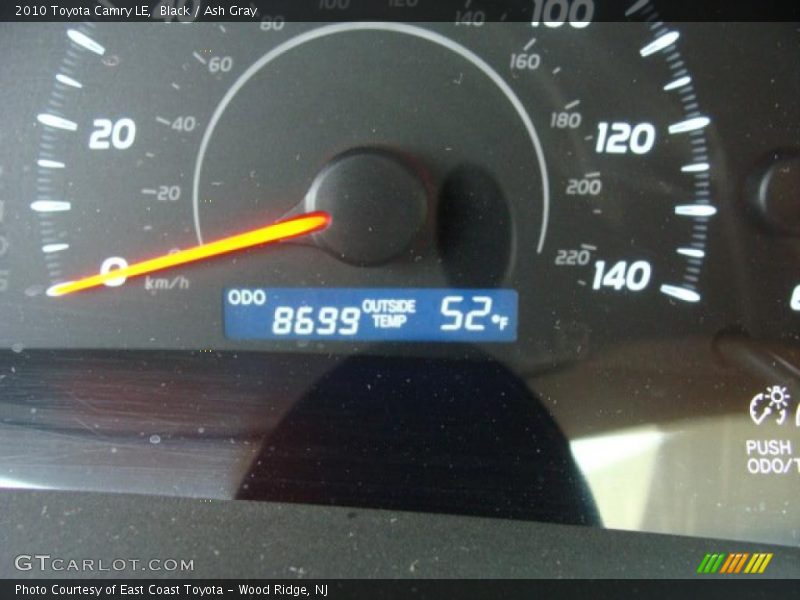 Black / Ash Gray 2010 Toyota Camry LE