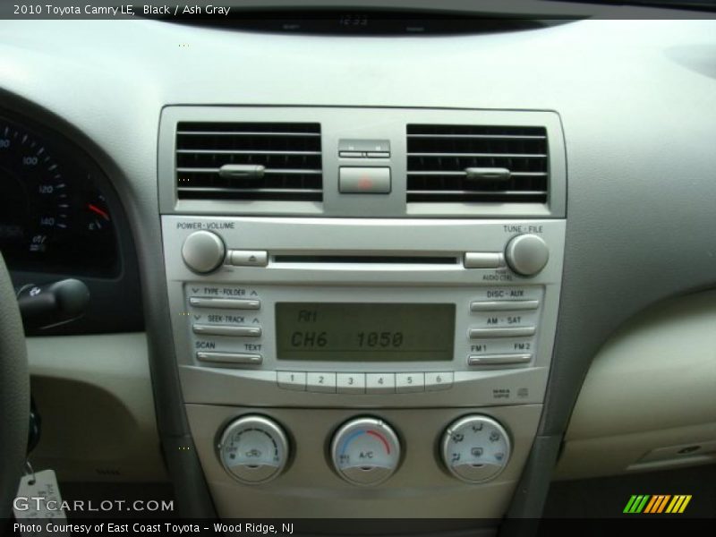 Black / Ash Gray 2010 Toyota Camry LE
