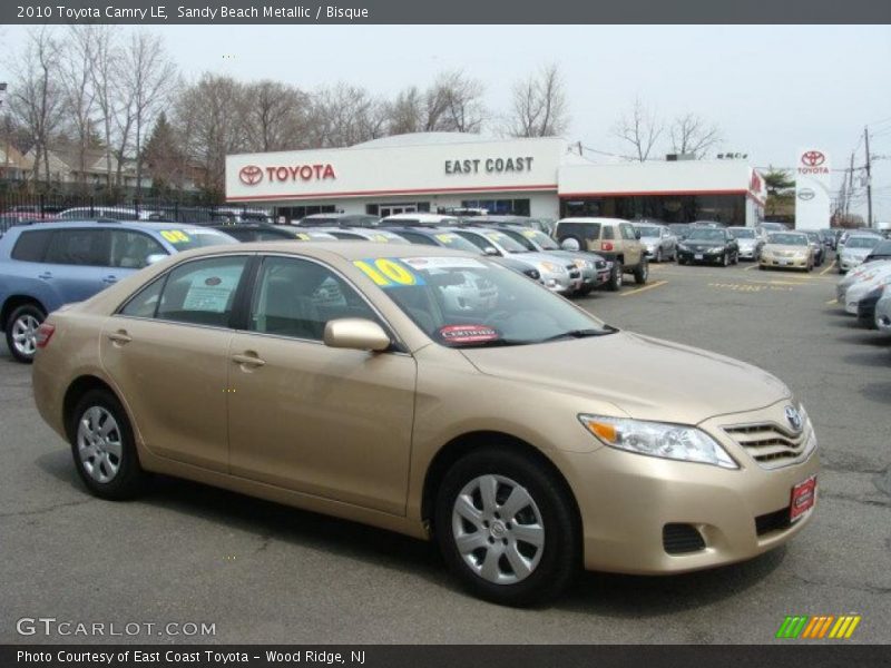 Sandy Beach Metallic / Bisque 2010 Toyota Camry LE