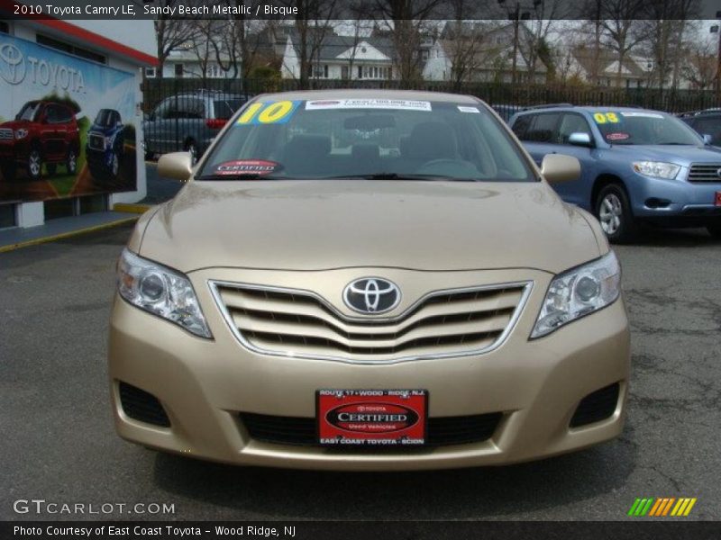 Sandy Beach Metallic / Bisque 2010 Toyota Camry LE