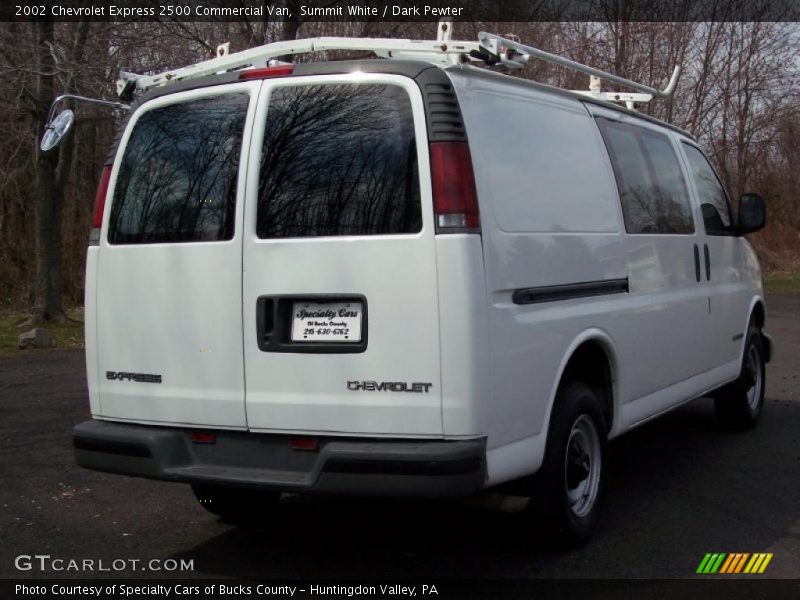 Summit White / Dark Pewter 2002 Chevrolet Express 2500 Commercial Van