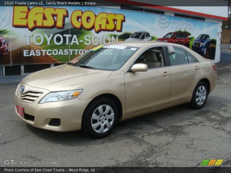 Sandy Beach Metallic / Bisque 2010 Toyota Camry LE