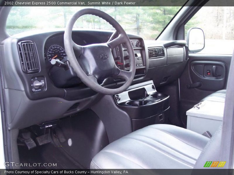 Summit White / Dark Pewter 2002 Chevrolet Express 2500 Commercial Van