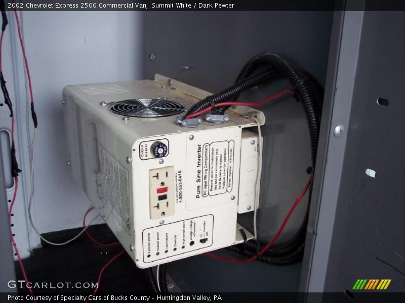 Summit White / Dark Pewter 2002 Chevrolet Express 2500 Commercial Van