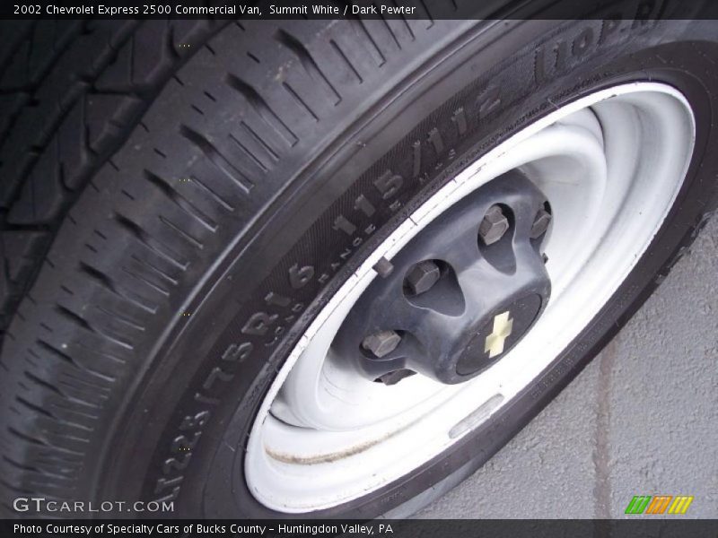 Summit White / Dark Pewter 2002 Chevrolet Express 2500 Commercial Van