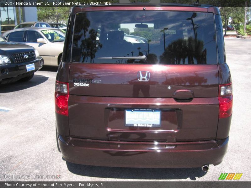 Root Beer Metallic / Black/Tribal 2007 Honda Element SC