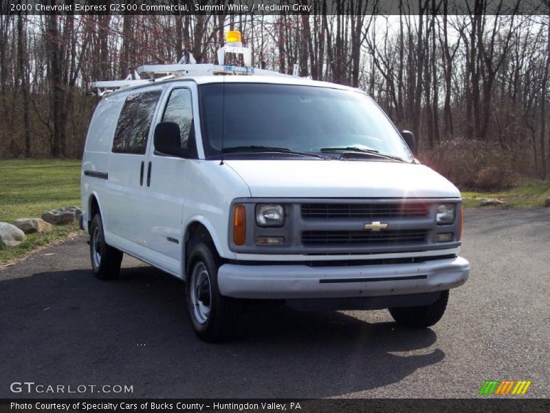 Summit White / Medium Gray 2000 Chevrolet Express G2500 Commercial