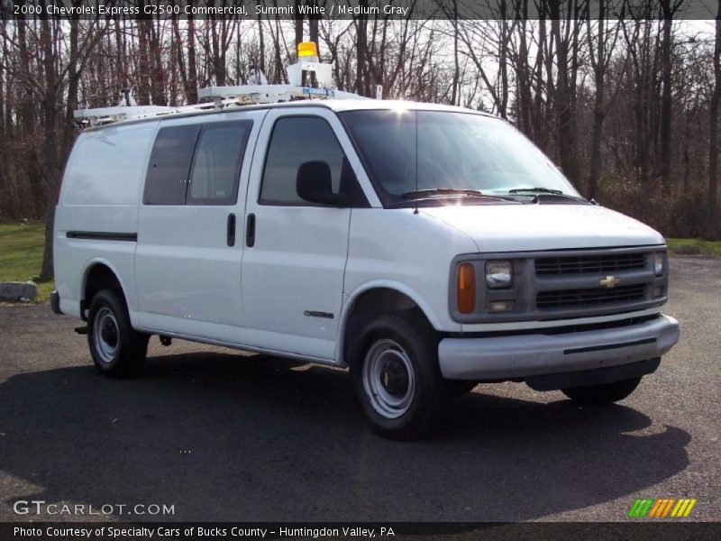 Summit White / Medium Gray 2000 Chevrolet Express G2500 Commercial