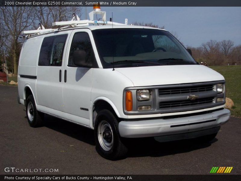 Summit White / Medium Gray 2000 Chevrolet Express G2500 Commercial