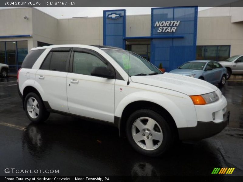 Polar White / Tan 2004 Saturn VUE V6