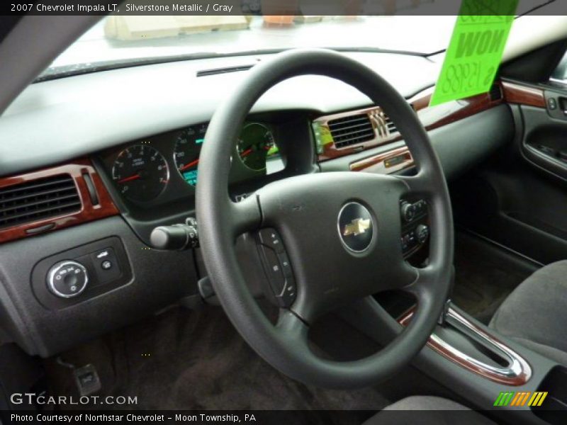 Silverstone Metallic / Gray 2007 Chevrolet Impala LT