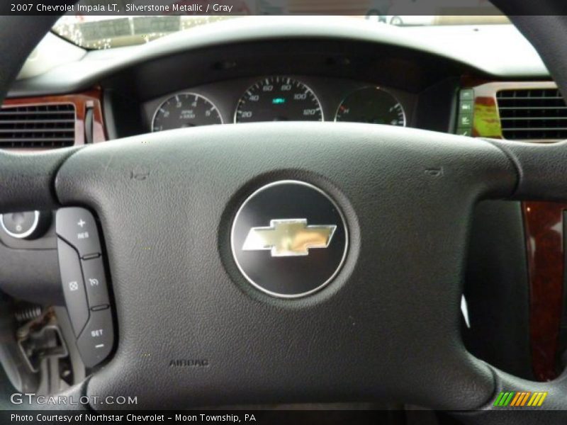 Silverstone Metallic / Gray 2007 Chevrolet Impala LT