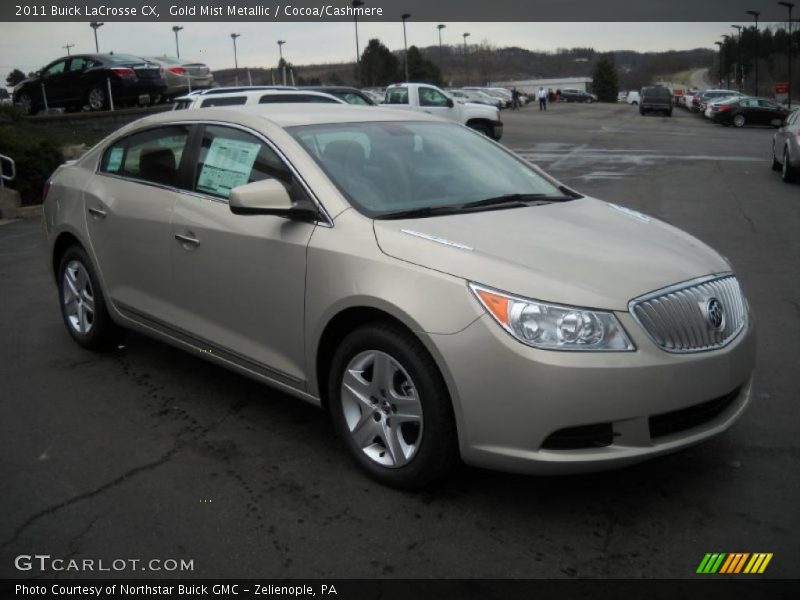 Gold Mist Metallic / Cocoa/Cashmere 2011 Buick LaCrosse CX