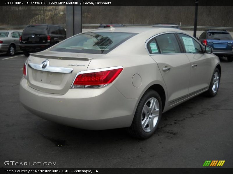 Gold Mist Metallic / Cocoa/Cashmere 2011 Buick LaCrosse CX