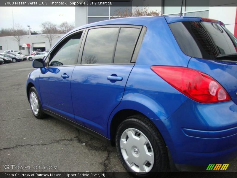 Sapphire Blue / Charcoal 2008 Nissan Versa 1.8 S Hatchback