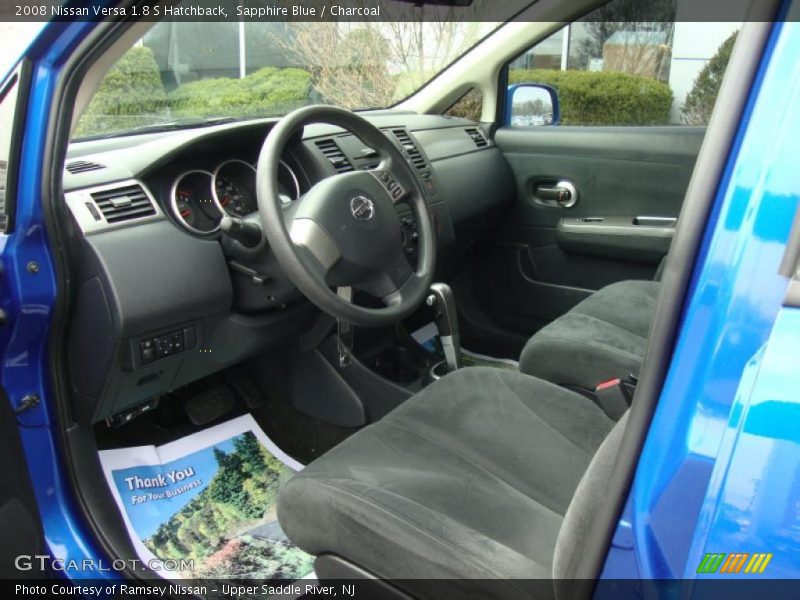 Sapphire Blue / Charcoal 2008 Nissan Versa 1.8 S Hatchback