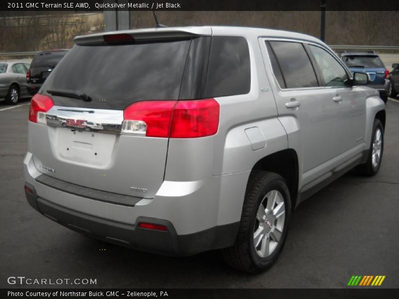 Quicksilver Metallic / Jet Black 2011 GMC Terrain SLE AWD