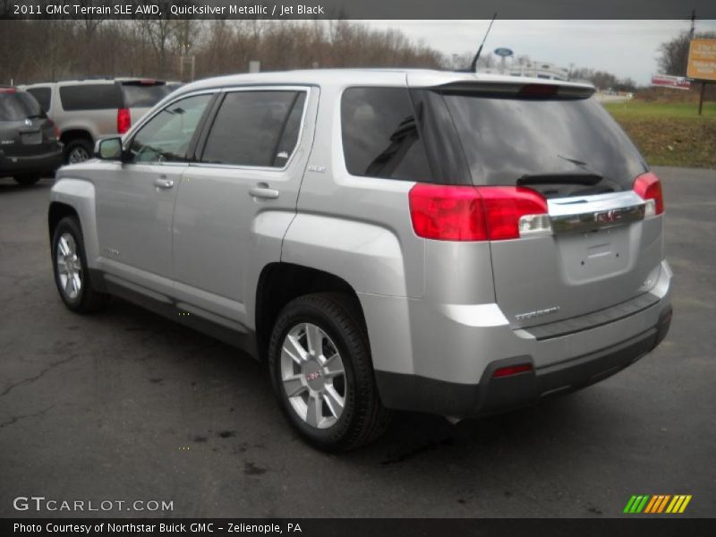 Quicksilver Metallic / Jet Black 2011 GMC Terrain SLE AWD