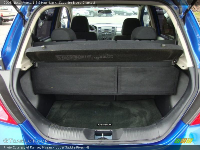 Sapphire Blue / Charcoal 2008 Nissan Versa 1.8 S Hatchback