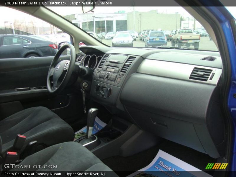 Sapphire Blue / Charcoal 2008 Nissan Versa 1.8 S Hatchback