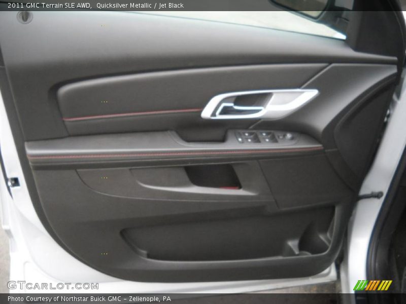 Quicksilver Metallic / Jet Black 2011 GMC Terrain SLE AWD