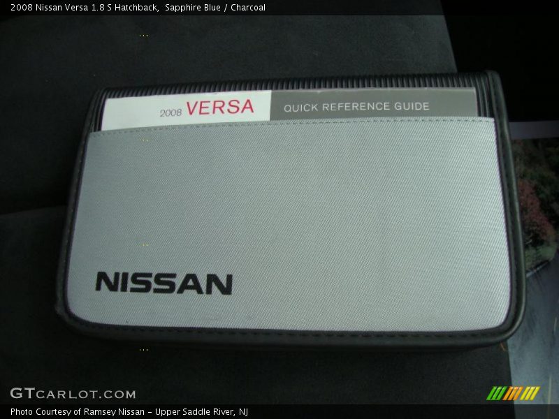 Sapphire Blue / Charcoal 2008 Nissan Versa 1.8 S Hatchback