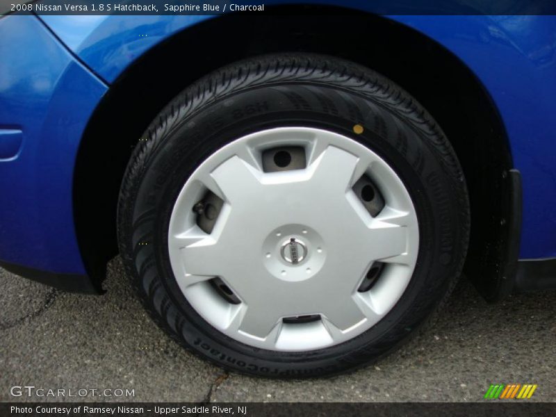 Sapphire Blue / Charcoal 2008 Nissan Versa 1.8 S Hatchback