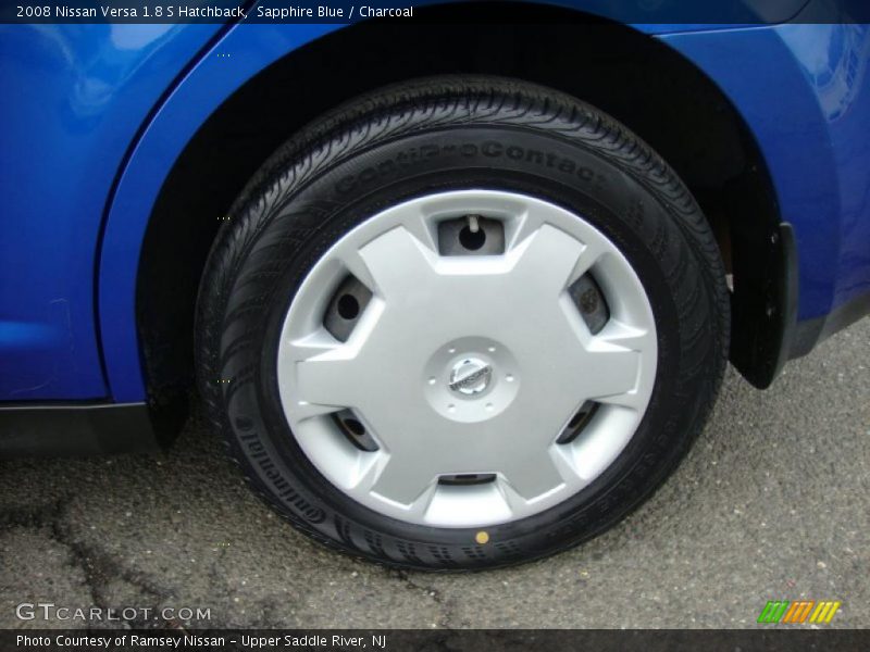Sapphire Blue / Charcoal 2008 Nissan Versa 1.8 S Hatchback