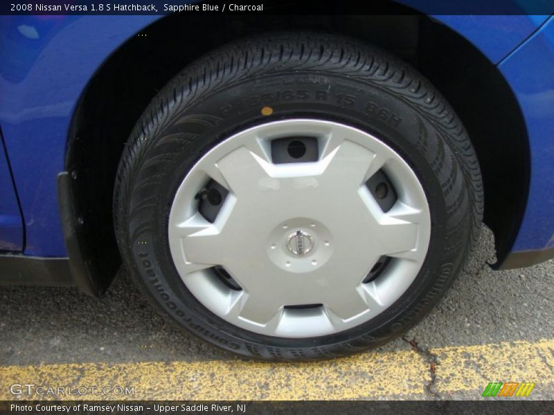 Sapphire Blue / Charcoal 2008 Nissan Versa 1.8 S Hatchback