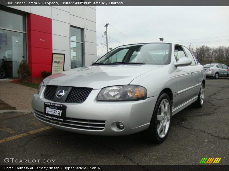 Brilliant Aluminum Metallic / Charcoal 2006 Nissan Sentra SE-R Spec V