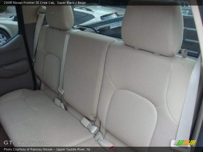 Super Black / Beige 2008 Nissan Frontier SE Crew Cab
