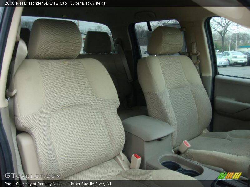 Super Black / Beige 2008 Nissan Frontier SE Crew Cab