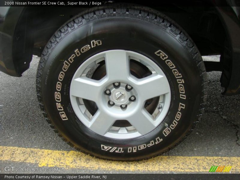 Super Black / Beige 2008 Nissan Frontier SE Crew Cab
