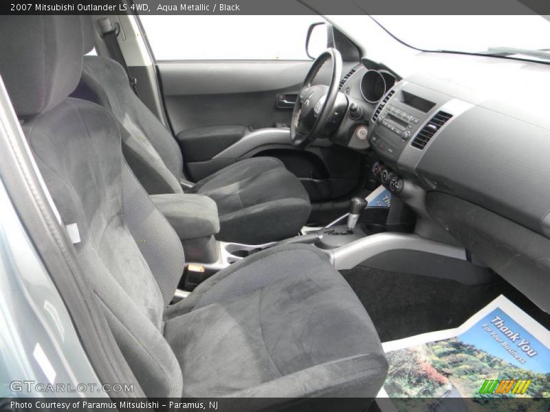 Aqua Metallic / Black 2007 Mitsubishi Outlander LS 4WD