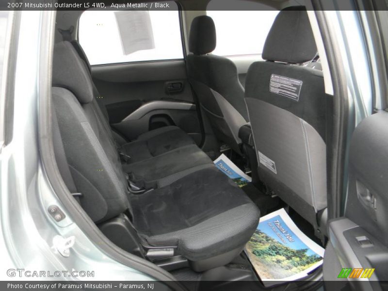 Aqua Metallic / Black 2007 Mitsubishi Outlander LS 4WD