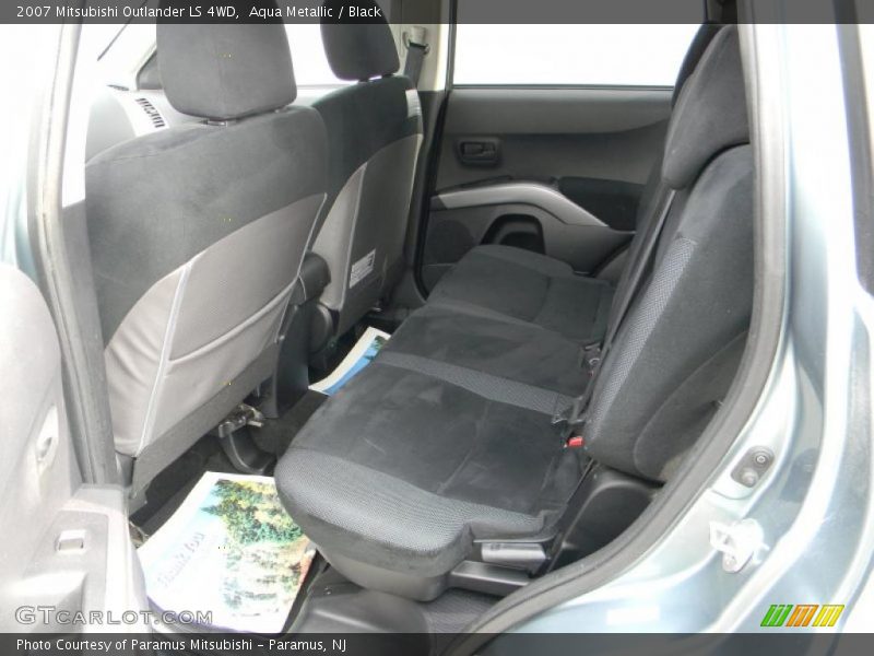 Aqua Metallic / Black 2007 Mitsubishi Outlander LS 4WD