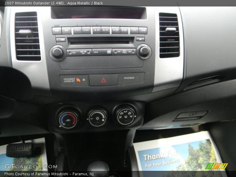 Aqua Metallic / Black 2007 Mitsubishi Outlander LS 4WD