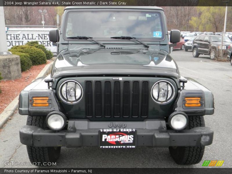 Shale Green Metallic / Dark Slate Gray 2004 Jeep Wrangler Sahara 4x4