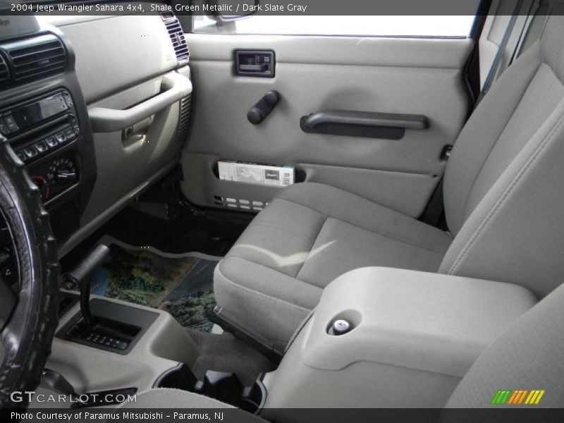 Shale Green Metallic / Dark Slate Gray 2004 Jeep Wrangler Sahara 4x4