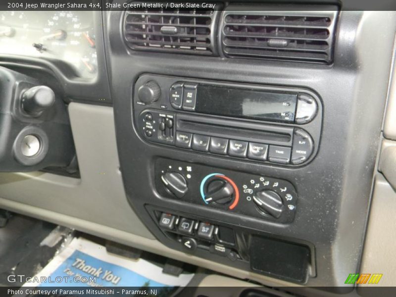 Shale Green Metallic / Dark Slate Gray 2004 Jeep Wrangler Sahara 4x4