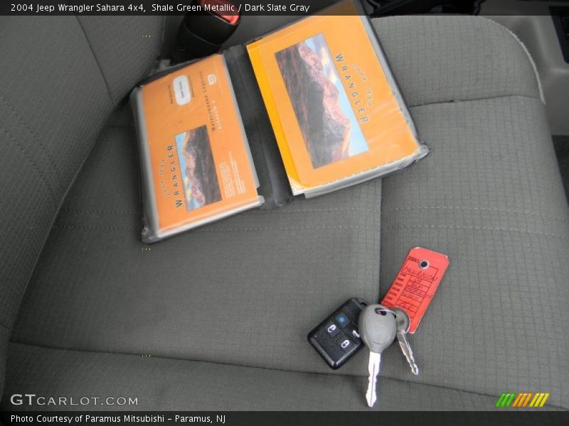 Shale Green Metallic / Dark Slate Gray 2004 Jeep Wrangler Sahara 4x4