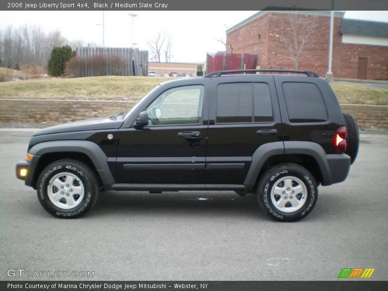 Black / Medium Slate Gray 2006 Jeep Liberty Sport 4x4