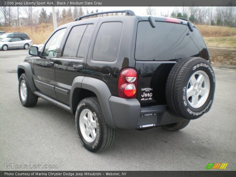 Black / Medium Slate Gray 2006 Jeep Liberty Sport 4x4